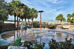 Westin Savannah Harbor Golf Resort Spa fountain