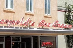 Leopold's famous ice cream shop in Savannah, Georgia